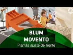 Accesorio ajuste del frente para guías Blum Legrabox Movento Tip-On
