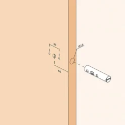 Accesorio para fijación de manillas