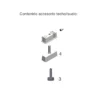 Accesorio para fijación suelo/techo para AIRPERFIL