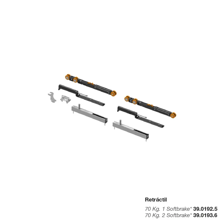 Accesorios retráctiles para guías Saheco STANDARD / STAR / STAR FT