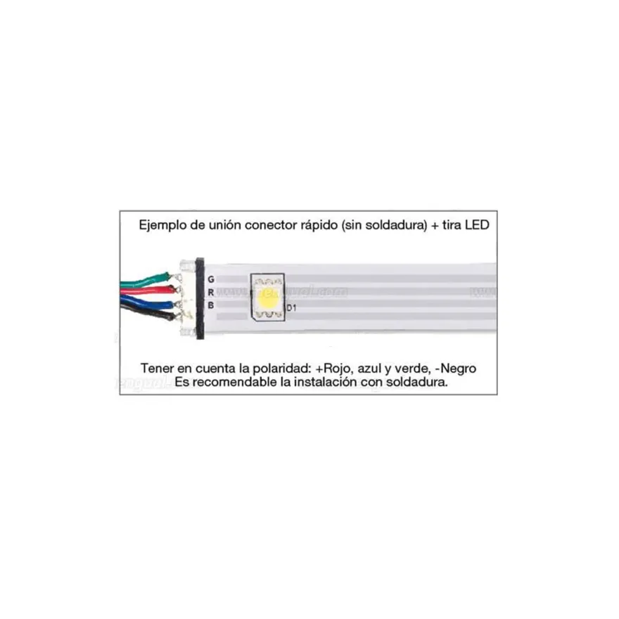 ADAM RGB - Rollo LED autoadhesivo con cambio de color 24V.