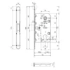 AGB Polaris 2XT - Cerradura mágnetica para cilindro (Sin cerradero)