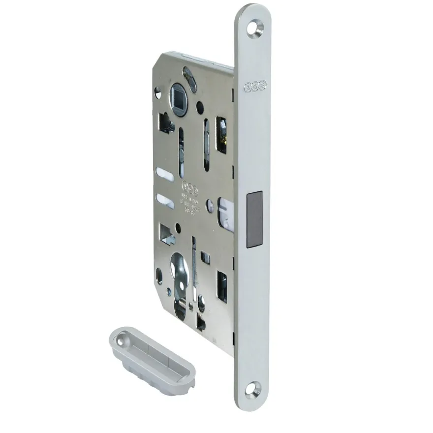 AGB Polaris 2XT - Kit cerradura mágnetica para cilindro + cerradero para madera
