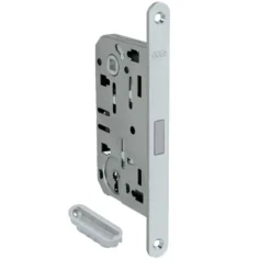 AGB Polaris 2XT - Kit picaporte mágnetico de golpe + cerradero para madera