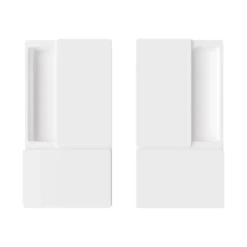 AGB WAVE - Juego de manillas para puertas correderas