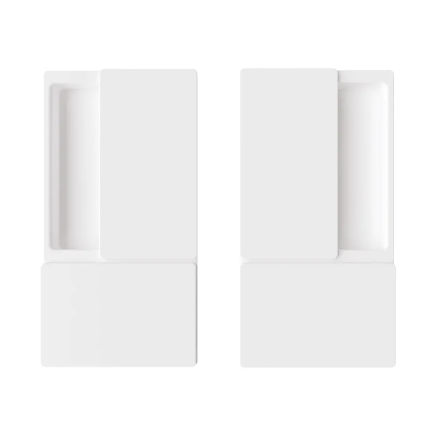 AGB WAVE - Juego de manillas para puertas correderas