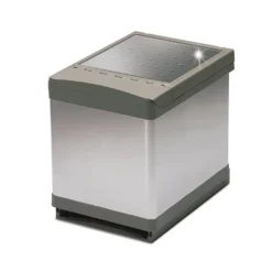 ALDO INOX - Elegante contenedor con 2 o 3 compartimentos y de tapa con apertura automática