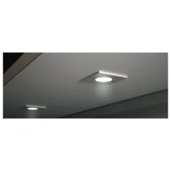 ALEXIA - Foco LED sobrepuesto extrafino cuadrado con iluminación redonda