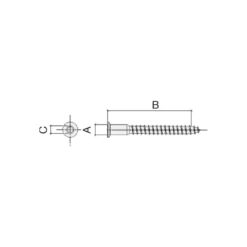 ALLEN - Tornillos autorroscantes con punta SPAX