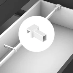 Ambialine - Soportes para barra separadora transversal cajones Legrabox