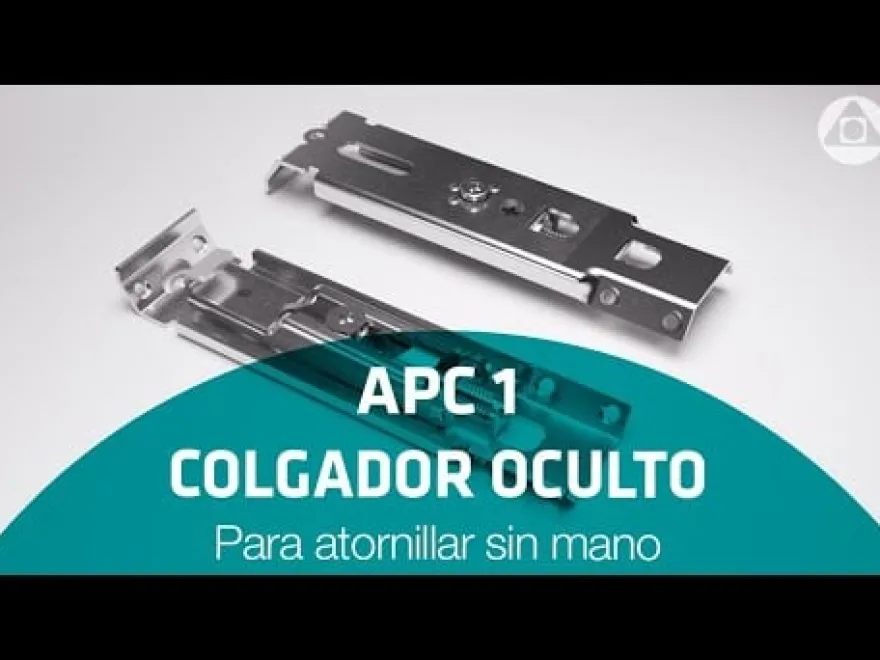 APC 1 - Colgador oculto sin mano para atornillar
