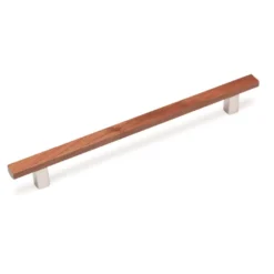 ARA W Tirador combinado de madera y aluminio