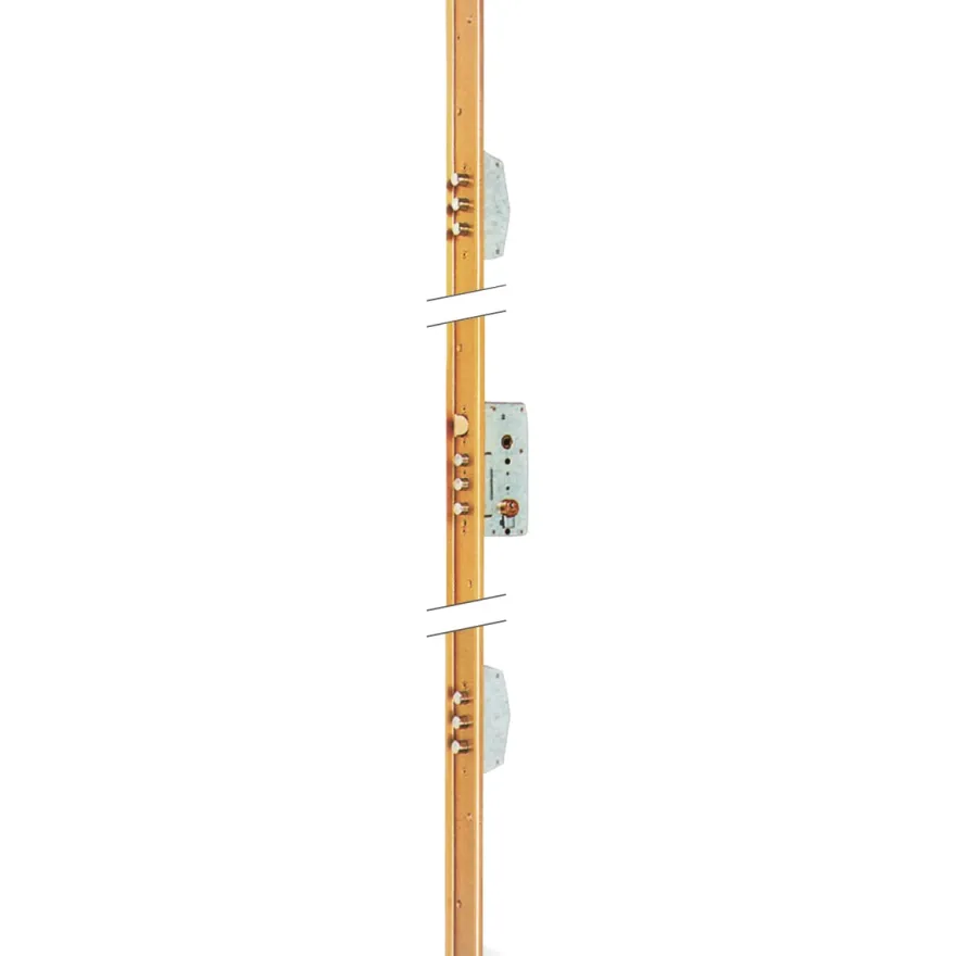 ARCUBLOCK 511 - Cerradura larga de seguridad embutida sin varillas / Llave Gorjas tipo Servicio / Frente Z