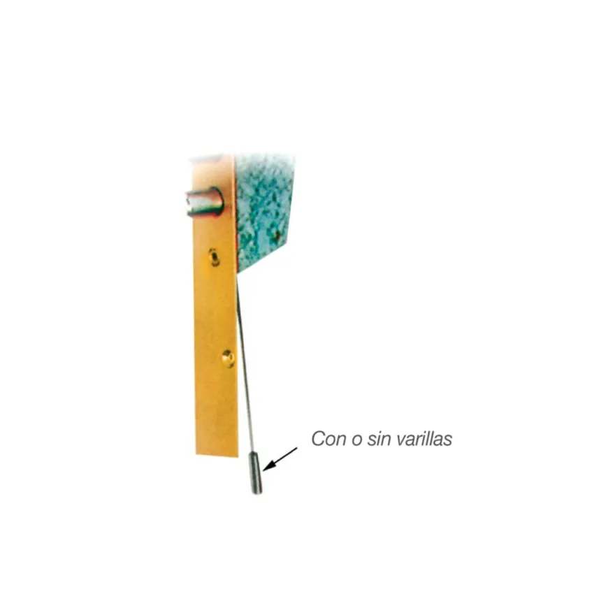 ARCUBLOCK 509 Cilindro STS - Cerradura larga de seguridad embutida con varillas / Llave Puntos / Frente Recto