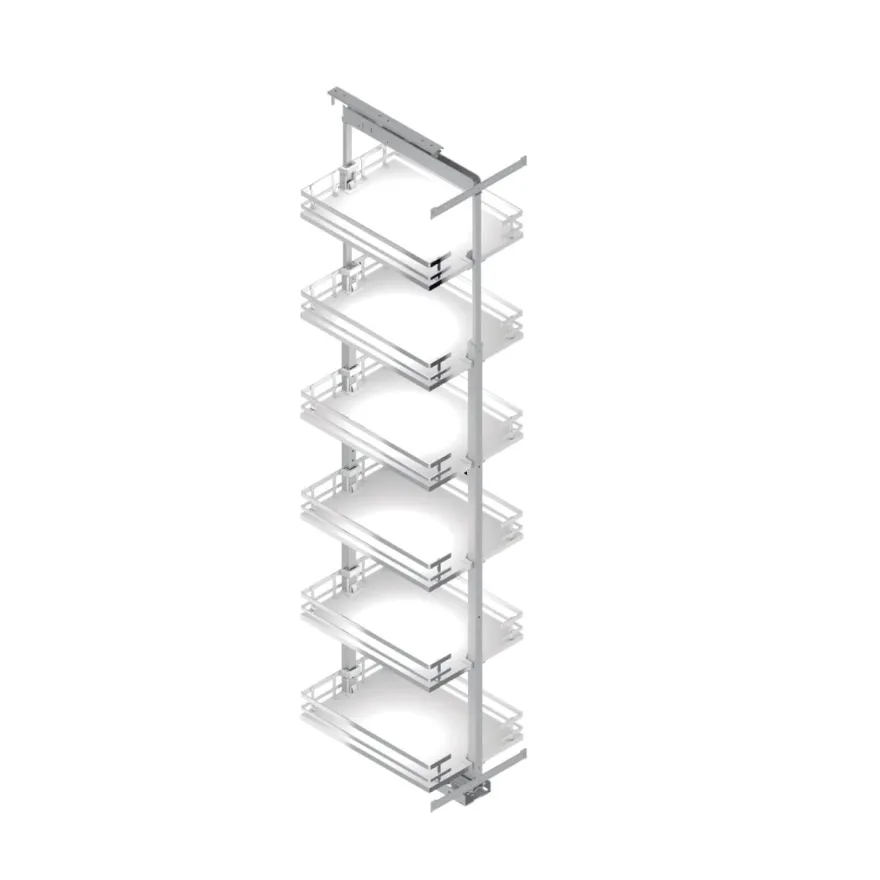 ARGOS Línea FLAT - Columna Extraíble Cromo/Blanco