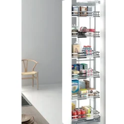 ARGOS Línea FLAT - Columna Extraíble Cromo/Blanco