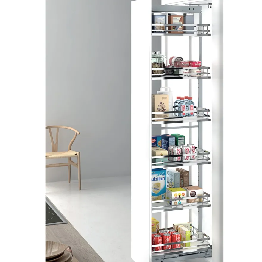 ARGOS Línea FLAT - Columna Extraíble Cromo/Blanco