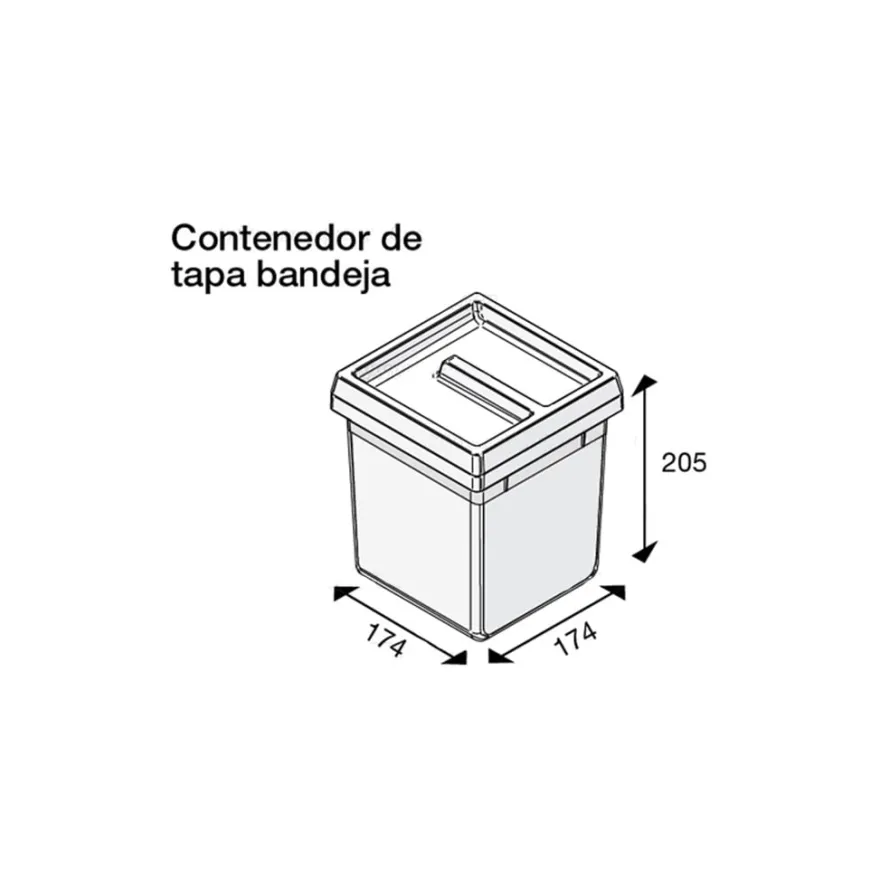 ARGUS - Accesorios para cajón interior Antracita