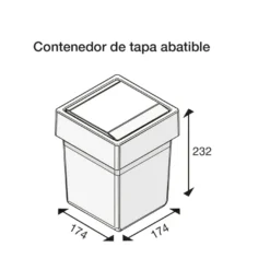 ARGUS - Accesorios para cajón interior Antracita