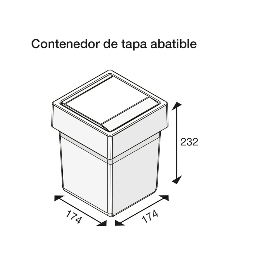ARGUS - Accesorios para cajón interior Antracita