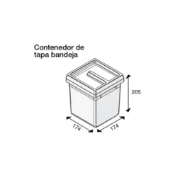 ARGUS - Accesorios para cajón interior Blanco