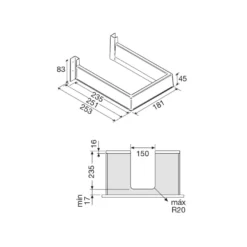 ARGUS - Salva sifón para el interior del mueble