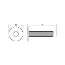 ARPA WALL - Tope de puerta para instalar en pared