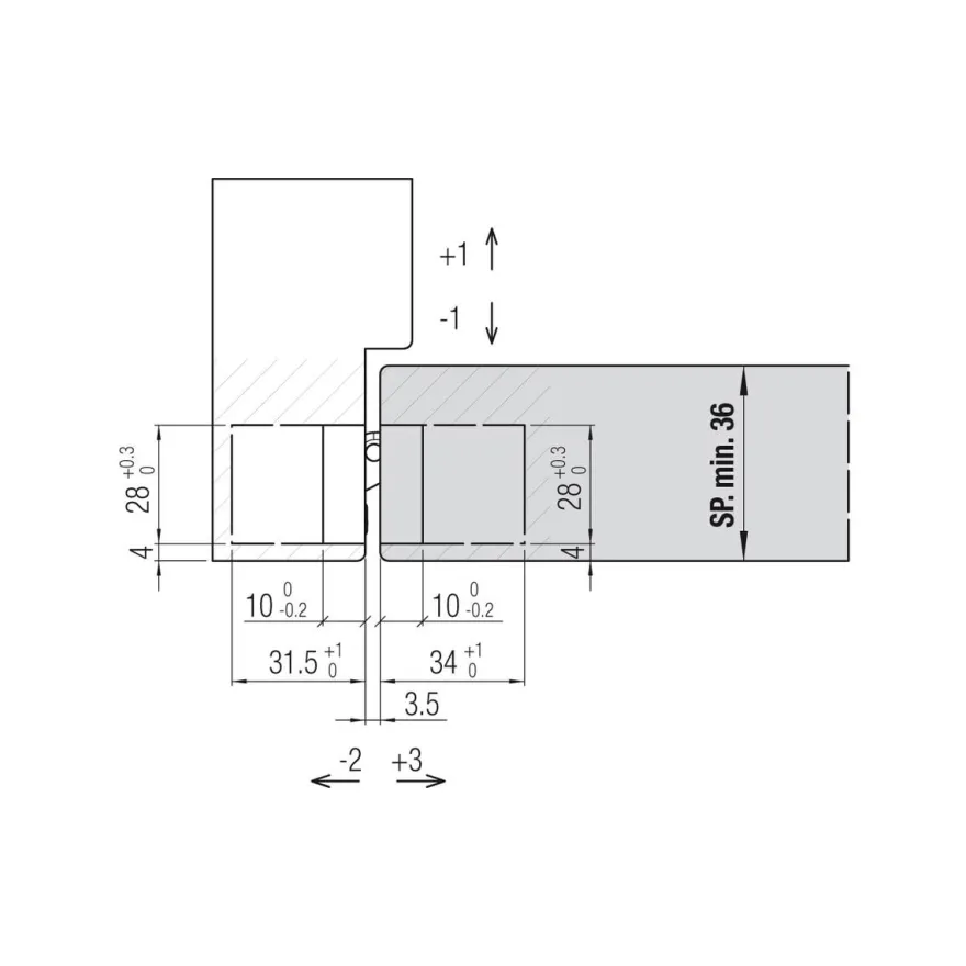 ATOMIKA KARAKTER K8080 - 7 pivotes regulables sobre 3 ejes independientes autoportante de 80/100Kg. Apertura 180º