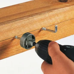 Atornillador de gancho para uso manual o con máquina