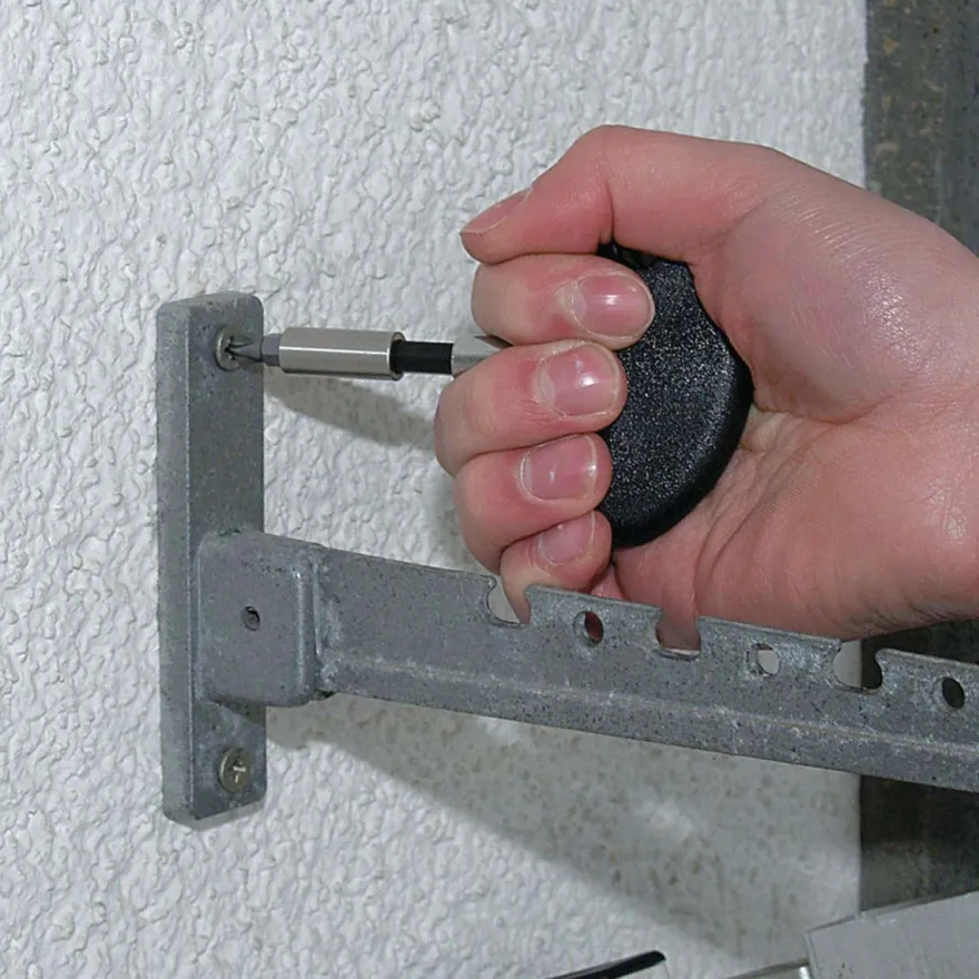 Atornillador de gancho para uso manual o con máquina