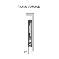 Aventos Blum HK-XS para puertas abatibles ascendentes de profundidad reducida
