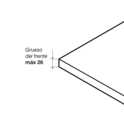 Aventos Blum HK-XS para puertas abatibles ascendentes de profundidad reducida