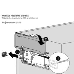 AVENTOS HF TOP - Para puertas abatibles plegables