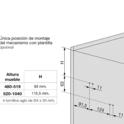 AVENTOS HF TOP - Para puertas abatibles plegables
