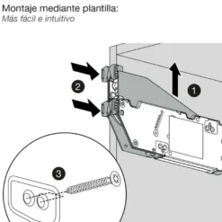 AVENTOS HS TOP - Compás para puertas abatibles oblicuas