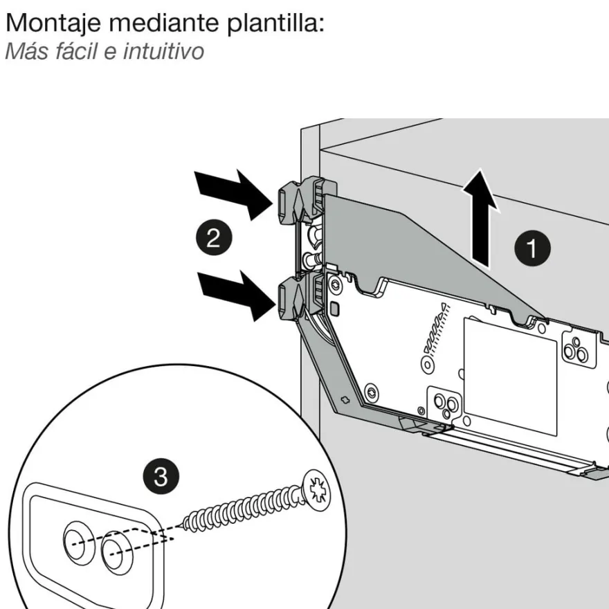 AVENTOS HS TOP - Compás para puertas abatibles oblicuas