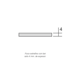 AYLIN - Foco rectangular sobrepuesto extrafino de LED
