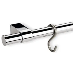 Barra de cocina con ganchos para colgar utensilios
