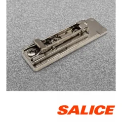 Base Salice Clip Domi especial para cristal con regulación (Fijación Adhesiva)