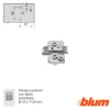 Bases para bisagras Blum Clip-Top con regulación vertical mediante excéntrica
