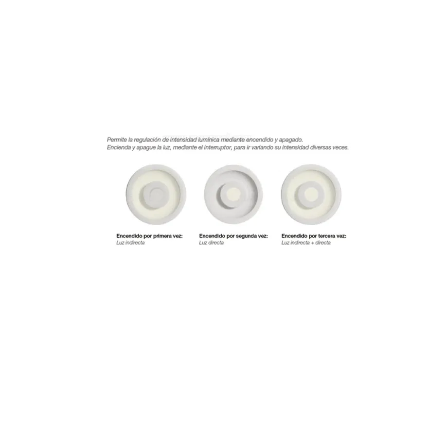 BIOS - Downlight LED para empotrar Fijo con tres intesidades de luz Redondo