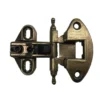Bisagra acodada artística de cazoleta Ø35mm con base