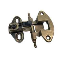 Bisagra acodada artística de cazoleta Ø35mm con base