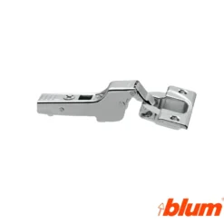 Bisagra acodada Blum Clip Top Ø35 mm. a 110º para costados de 16 mm. Apertura estándar.
