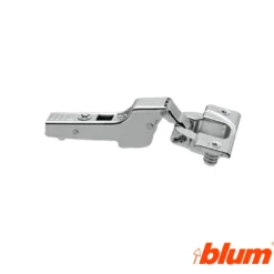Bisagra acodada Blum Clip Top Ø35 mm. a 110º para costados de 16 mm. Apertura estándar.
