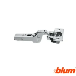 Bisagra acodada Blum Clip Top Ø35 mm. Apertura 95º para molduras y grandes espesores. Cierre decelerante BLUMOTION