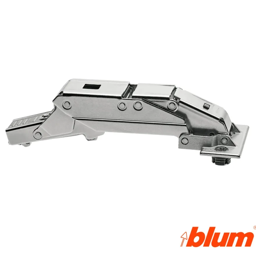 Bisagra BLUM Clip Top concierre decelerante BLUMOTION - Recta 110º para puertas finas de espesor mayor/igual 8 mm.