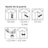 Bisagra Recta BLUM Clip Top de apertura estándar a 60º con cazoleta Ø35 mm para puertas plegables