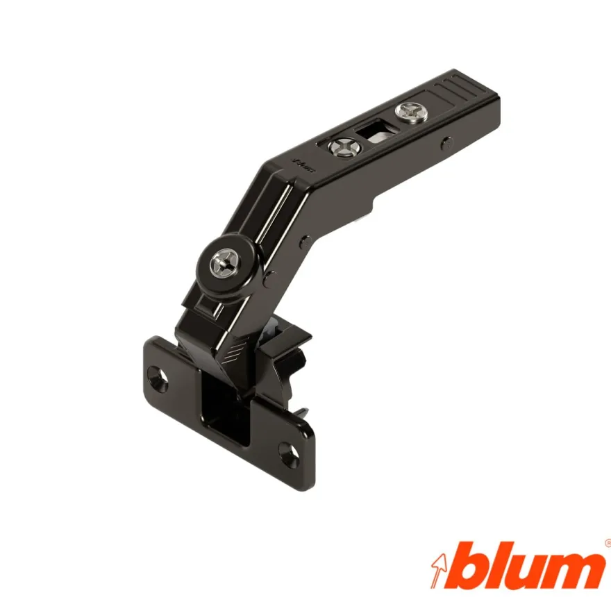 Bisagra Recta BLUM Clip Top de apertura estándar a 60º con cazoleta Ø35 mm para puertas plegables