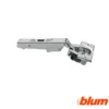 Bisagra recta Blum Clip Top Ø35 mm. Apertura 110º para costados de 16 mm. Cierre decelerante BLUMOTION.
